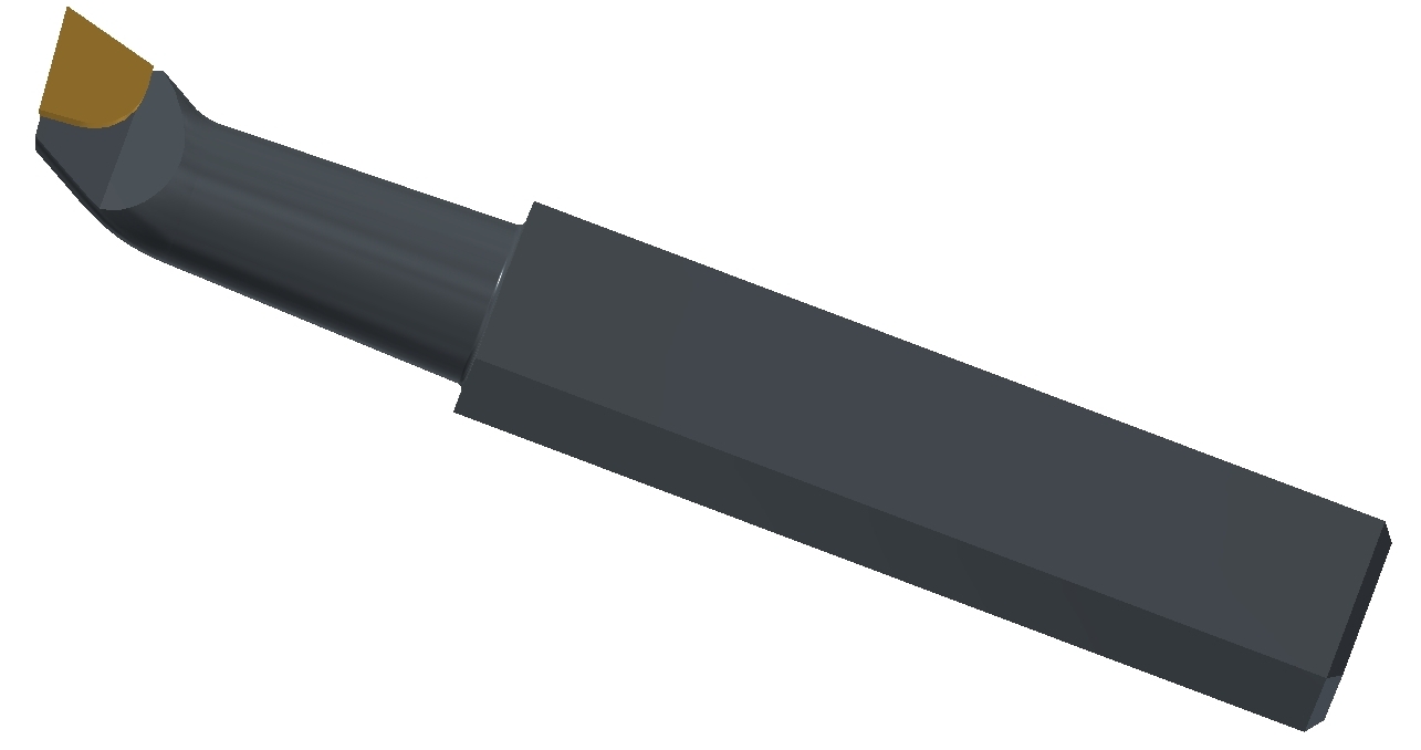 Резцы с напайными твердосплавными пластинами из твердого сплава расточные для глухих отверстий ГОСТ 18883-73